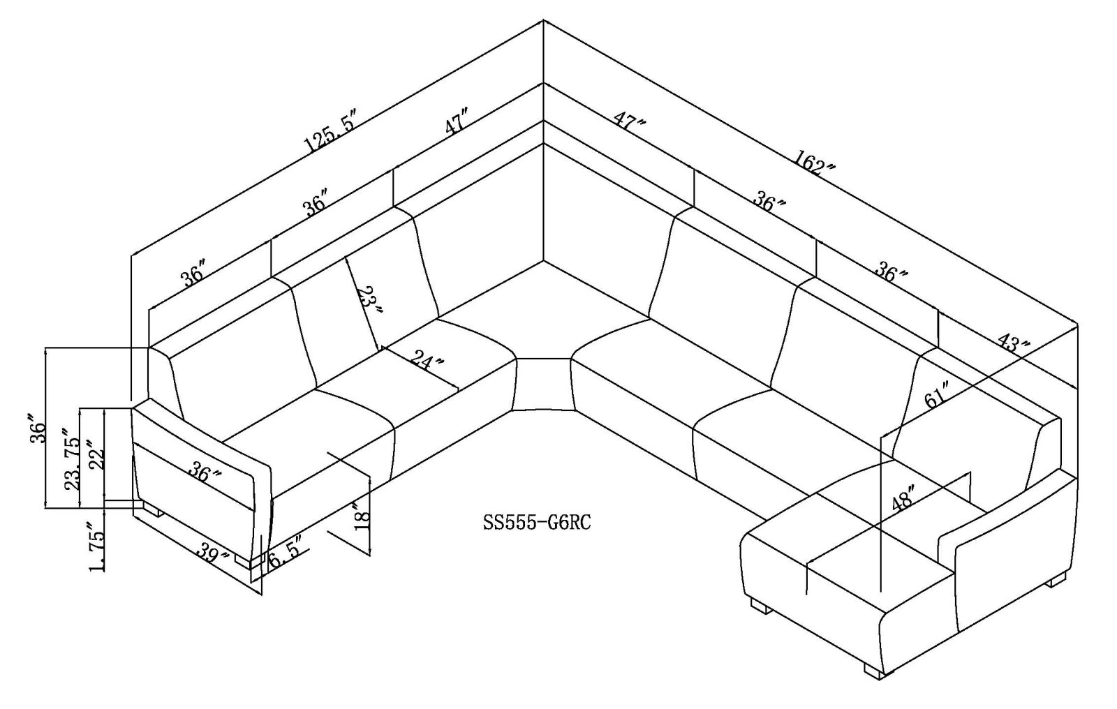 Hooker SS555-G6RC Schematic