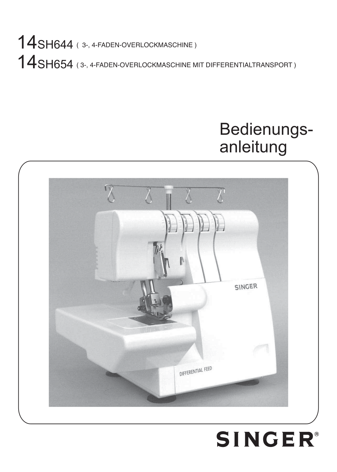 Singer 14SH644 User Manual