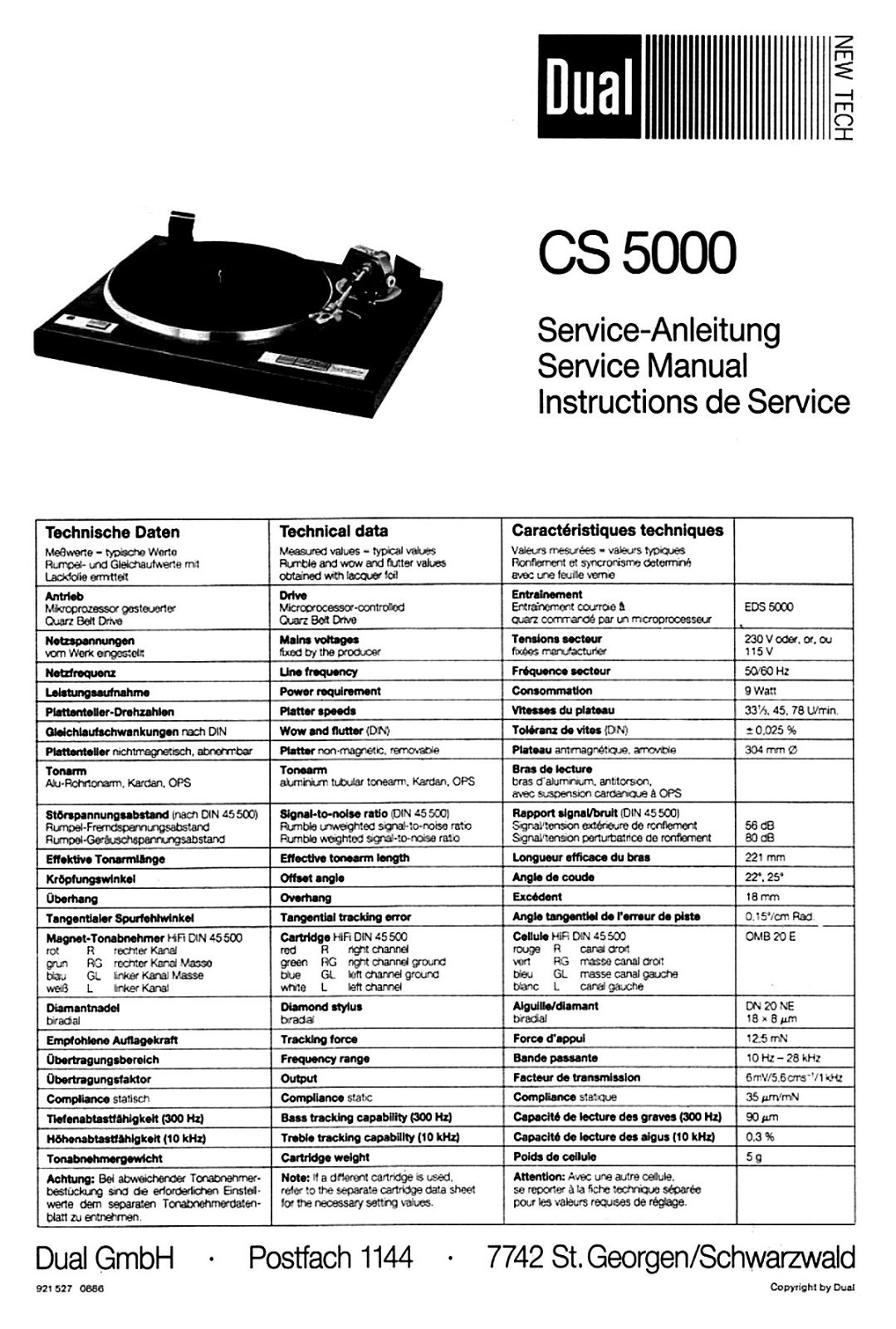 Duson CS-5000 Service manual