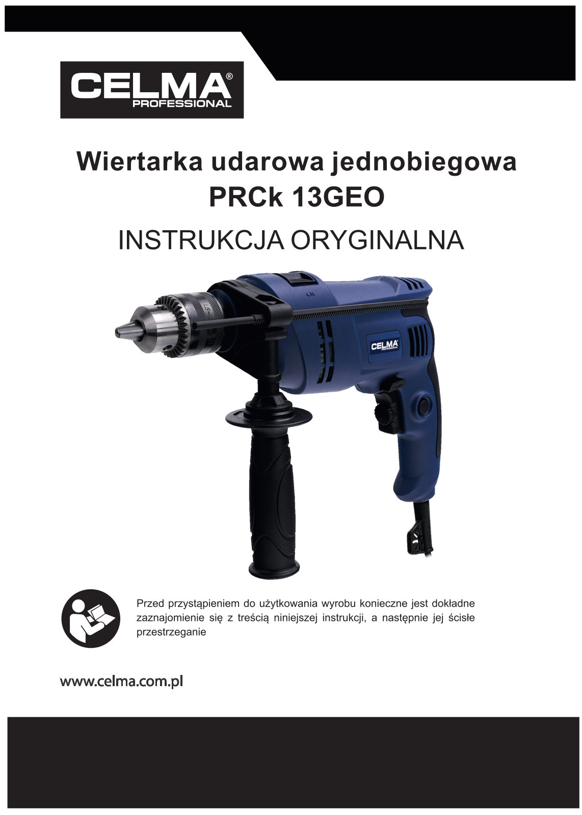 CELMA PROFESSIONAL PRCk 13GEO User guide - ManualMachine.com