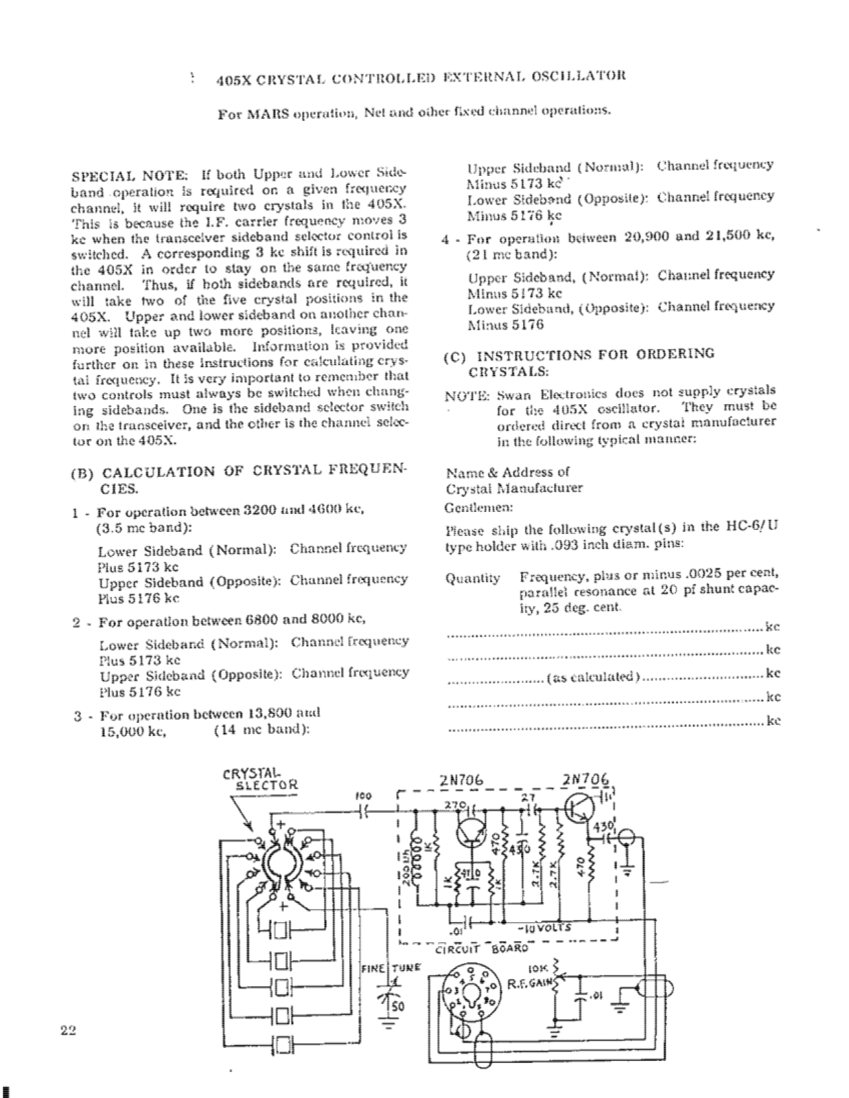 Control 405-X User Manual