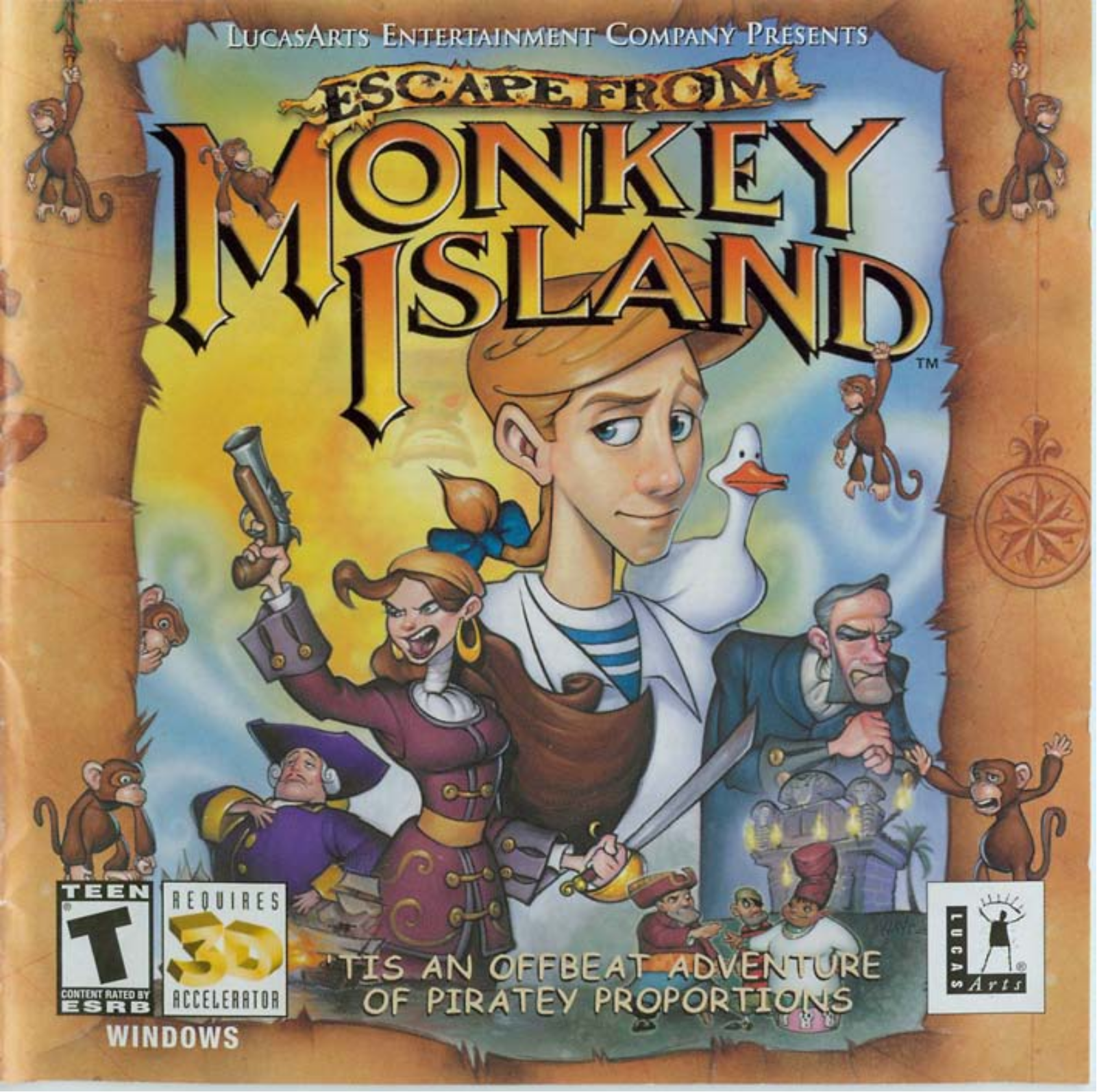 Games PC ESCAPE FROM MONKEY ISLAND User Manual