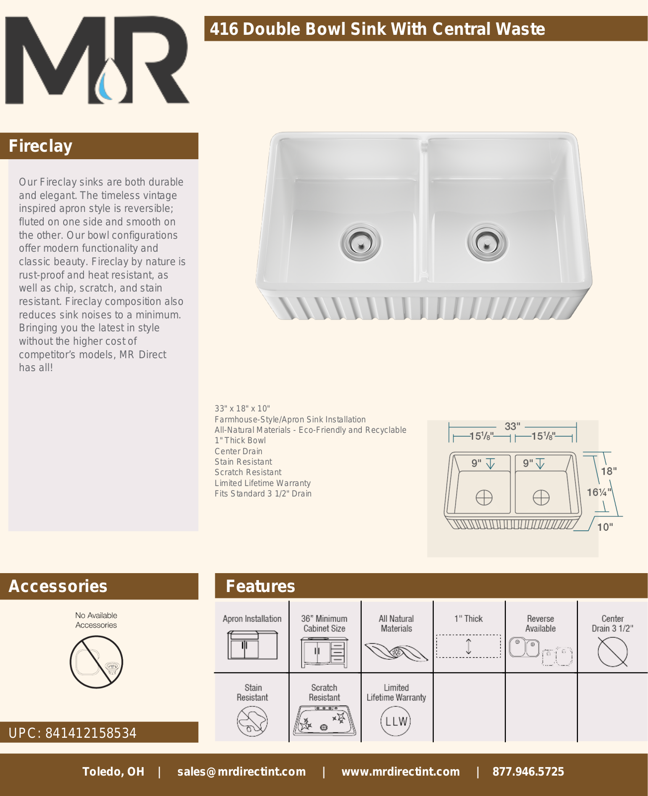 MR Direct MRDR2370 Specifications - ManualMachine.com