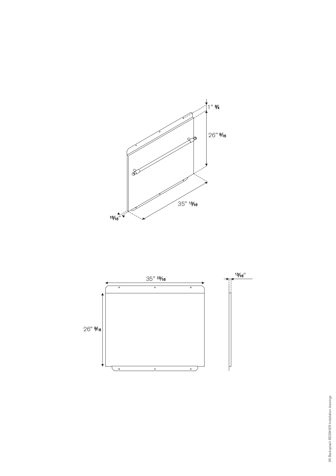 Bertazzoni BS36HERX Installation Manual