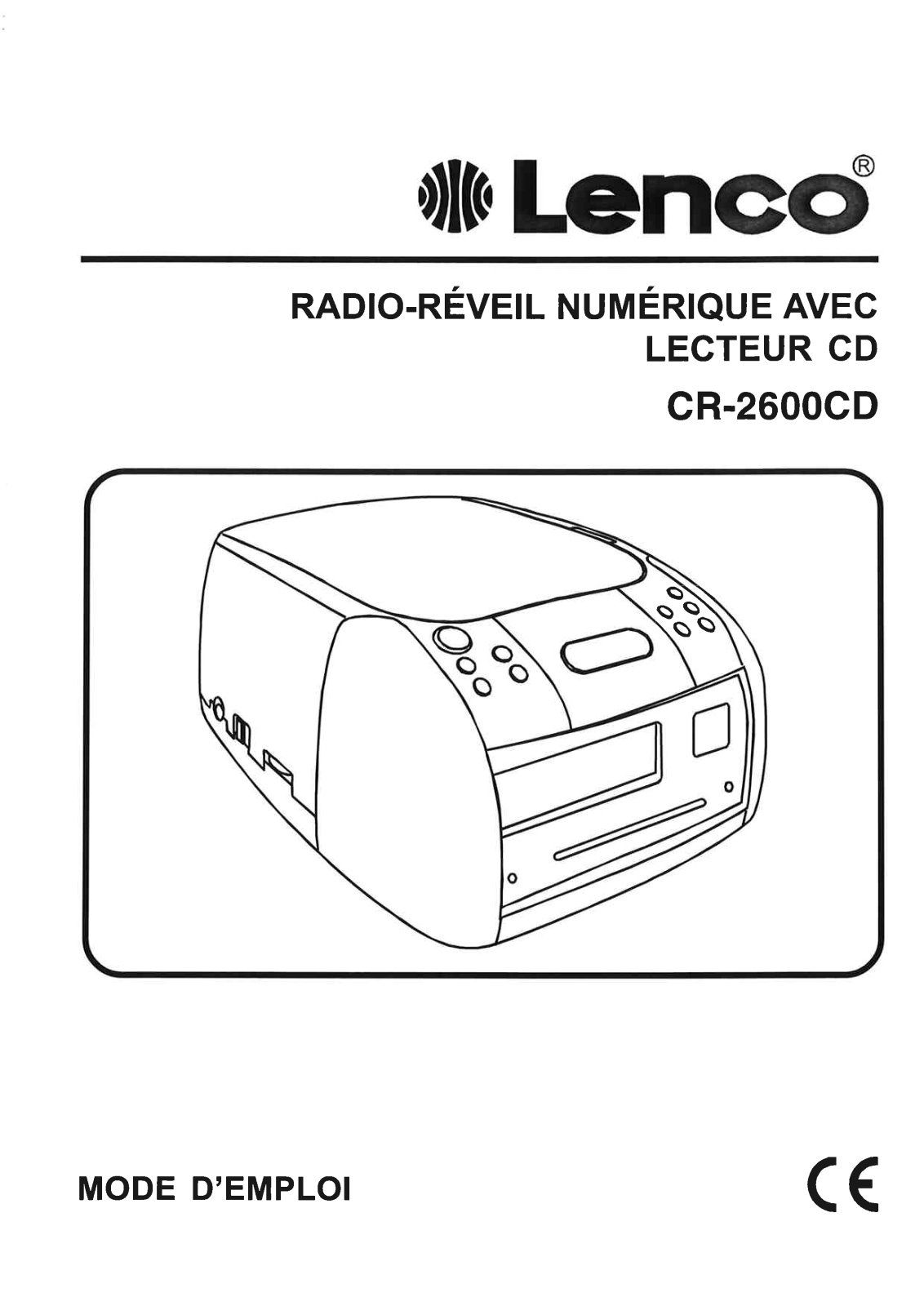 LENCO CR-2600 CD User Manual