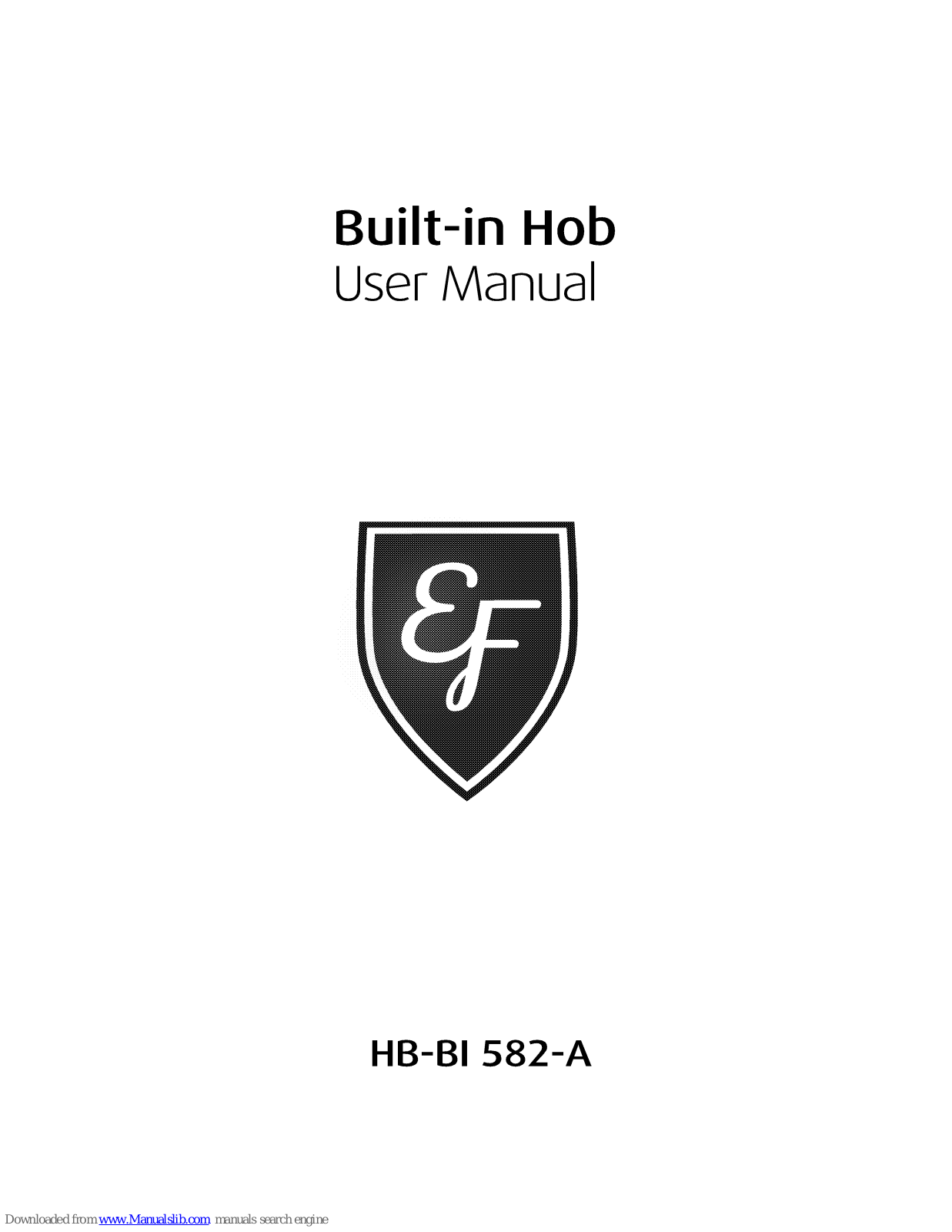 EF HB-BI 582-A User Manual