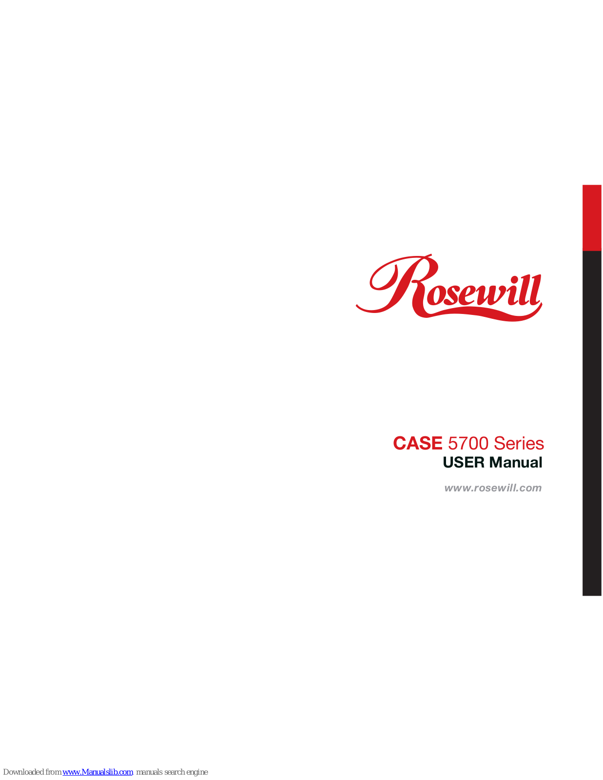 Rosewill 5700 Series User Manual