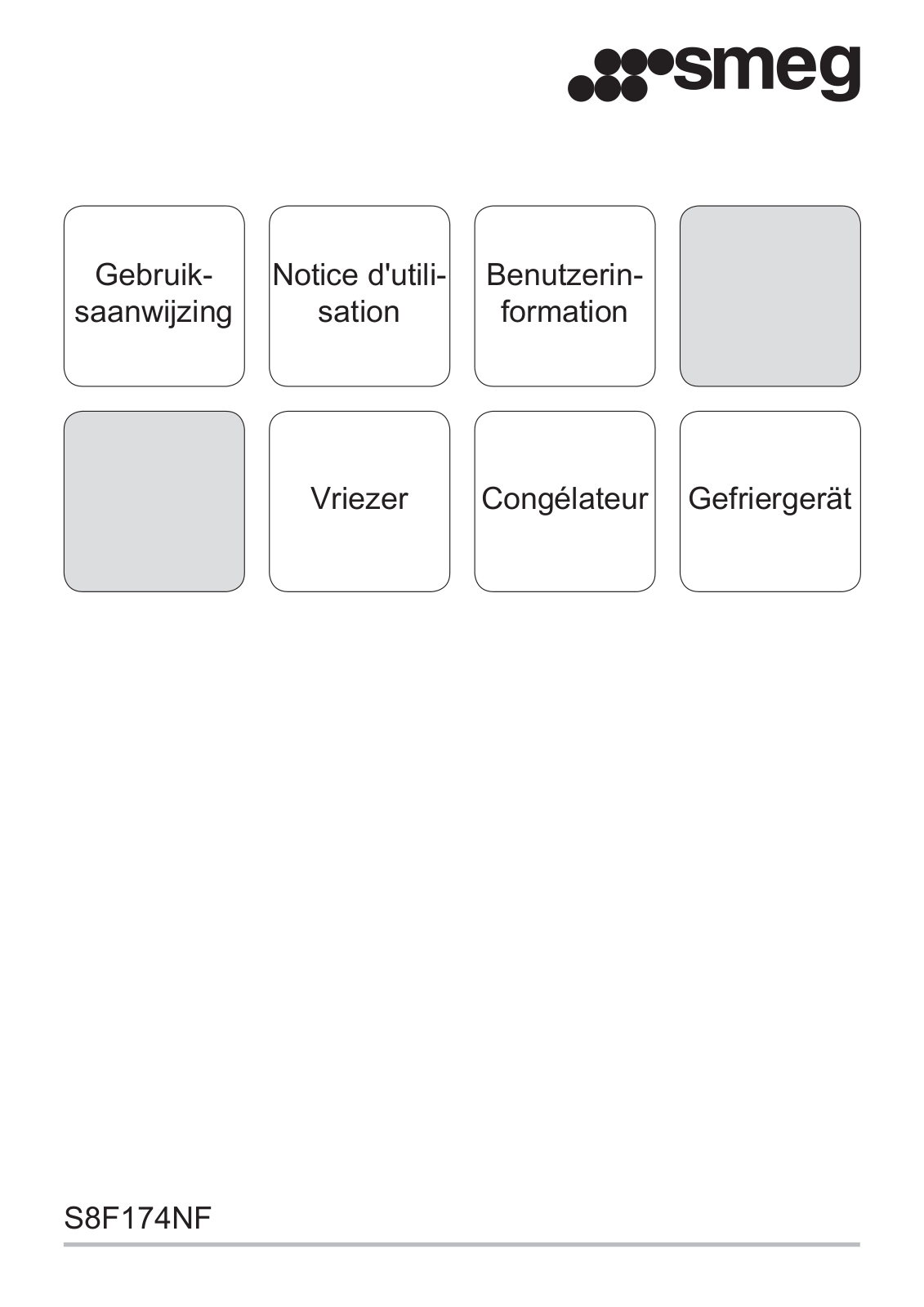 Smeg S8F174NF User manual