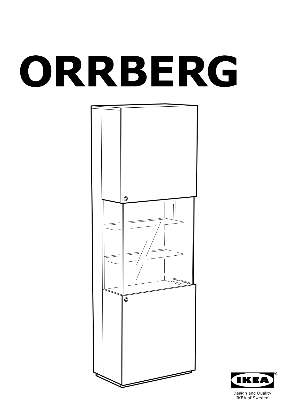 IKEA ORRBERG User Manual