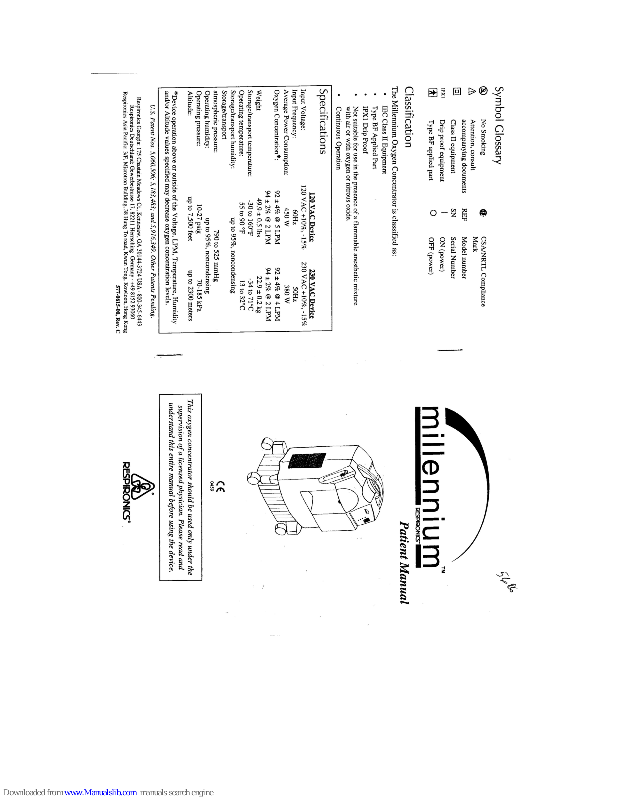 Millennium M10 User Manual