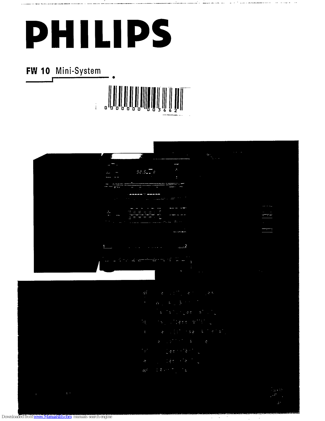Philips FW 10 User Manual - ManualMachine.com