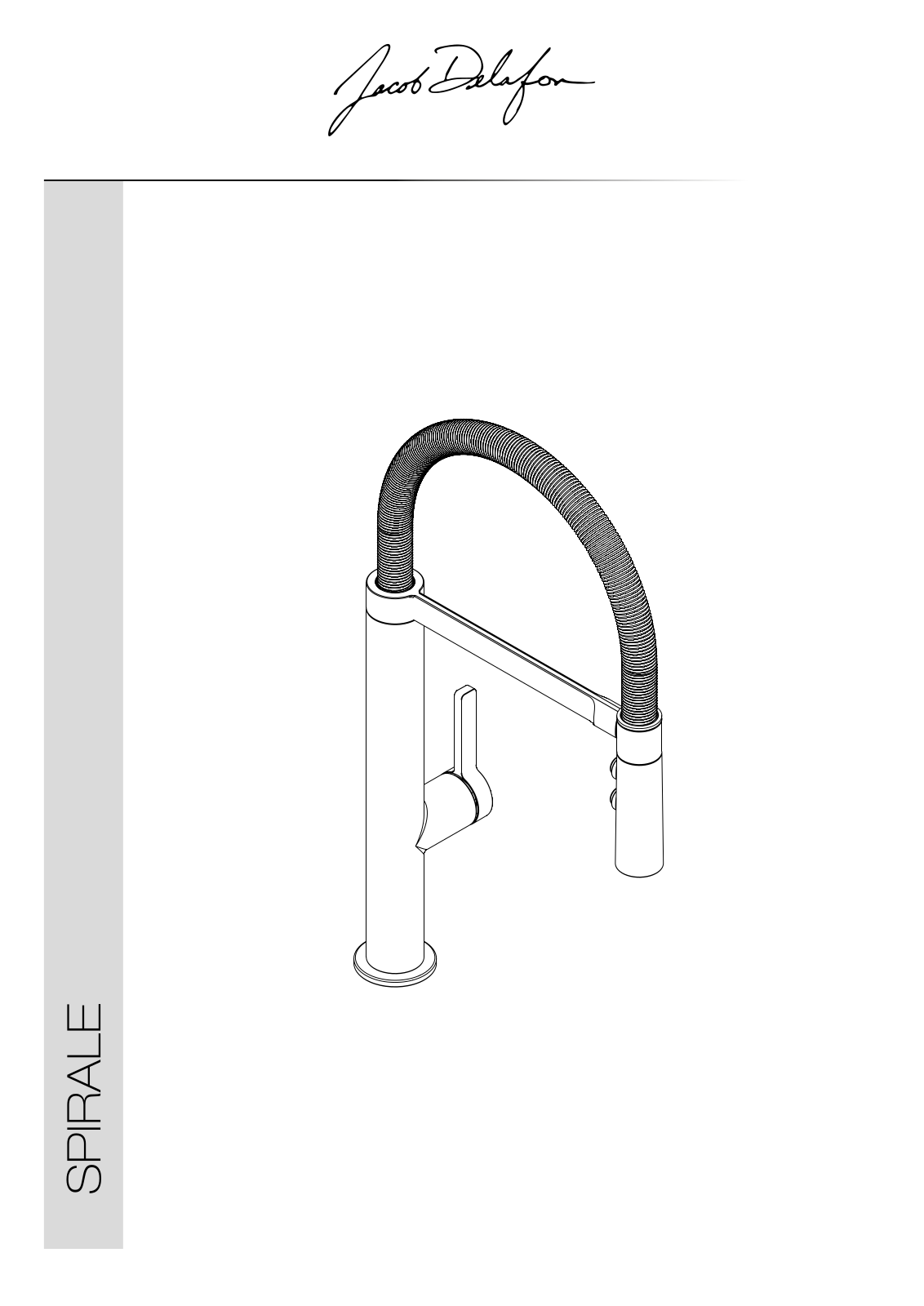 Jacob Delafon SPIRALE E23310-CP Assembly guide