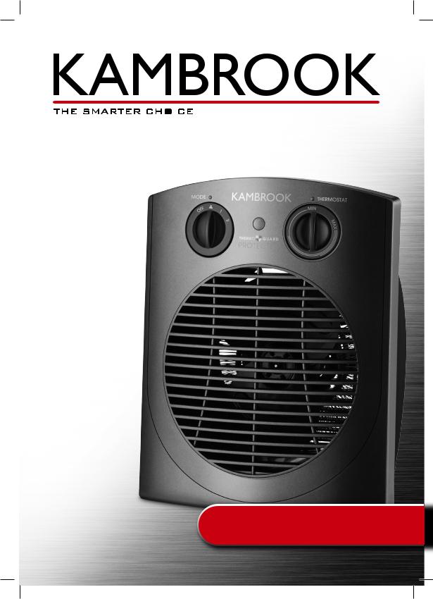 Kambrook KFH660, KFH610, KFH600 User Manual