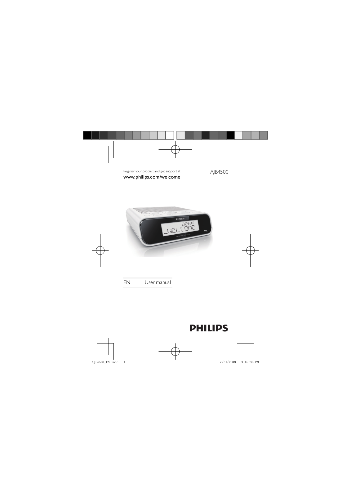 Philips AJB4500 User Manual