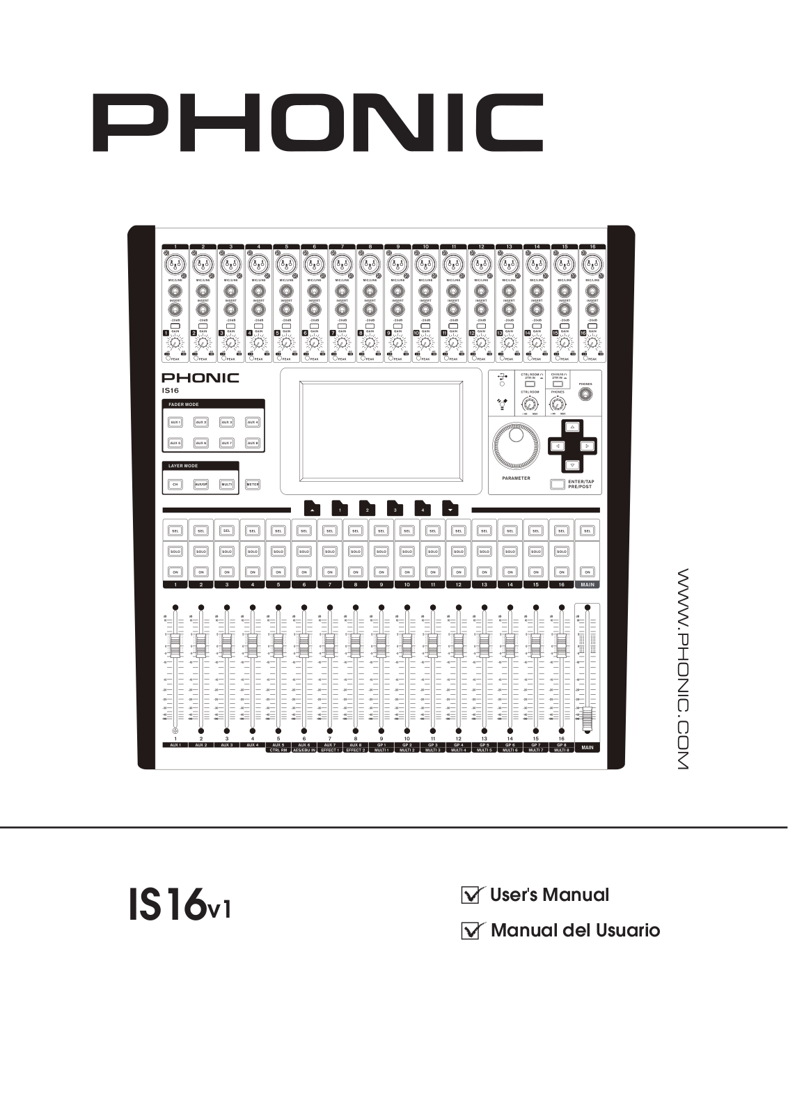 Phonic IS16v1 User’s Manual