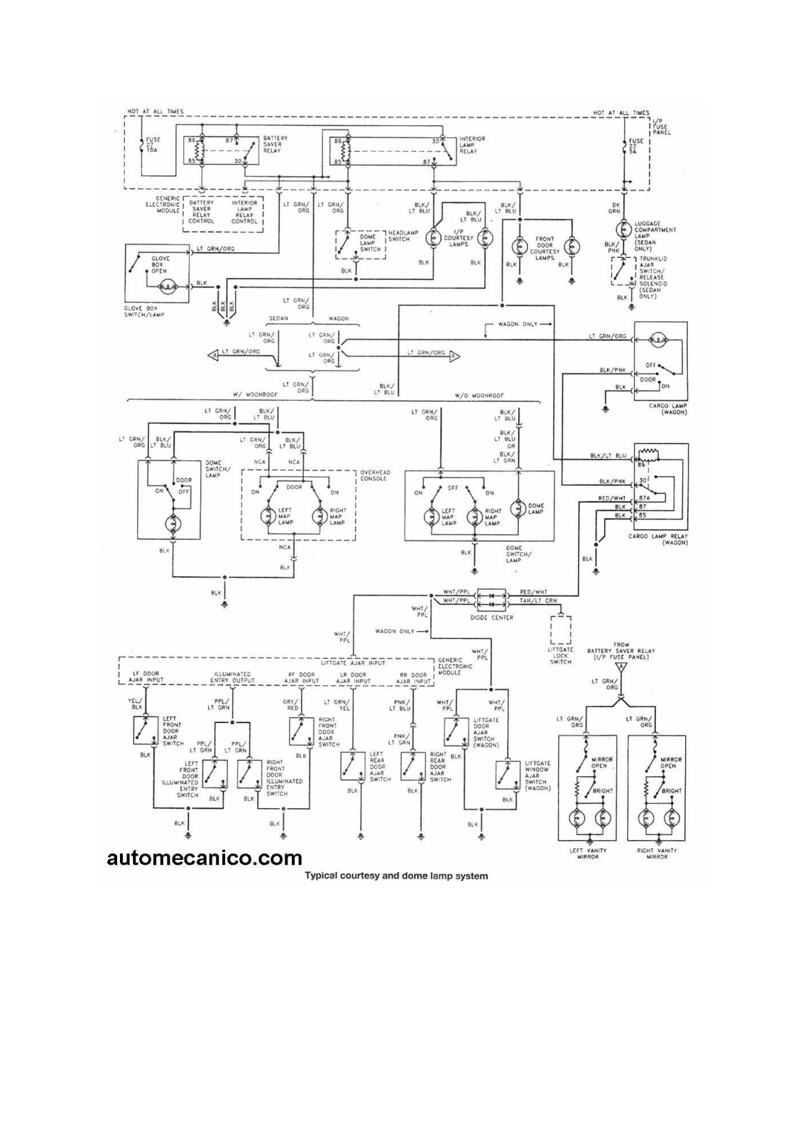 FORD Taurus 16-29 dtaur16 Diagram