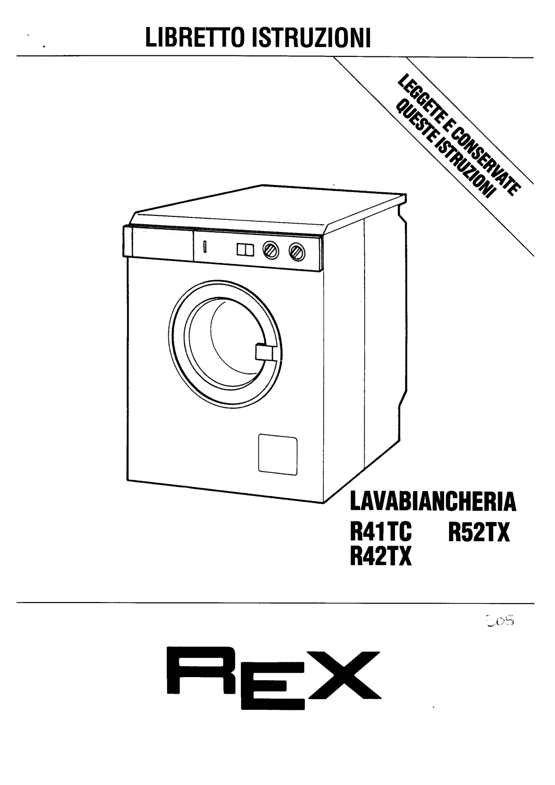 Rex R42TX, R41TC, R52TX User Manual