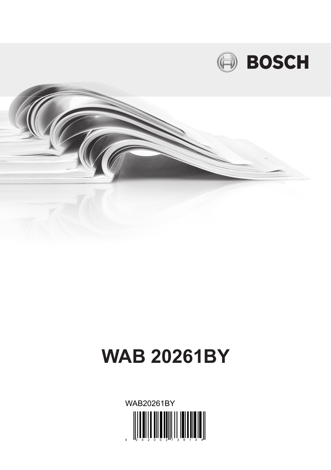 Bosch WAB20261BY User Manual