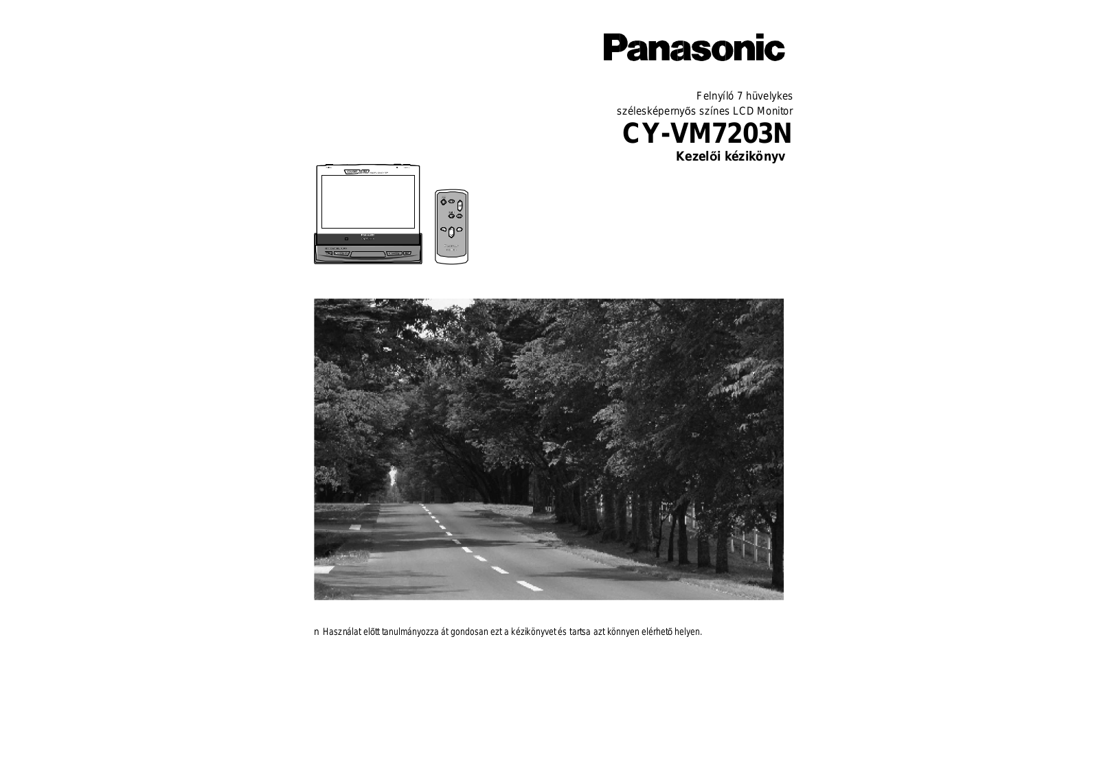 Panasonic CY-VM7203N User Manual