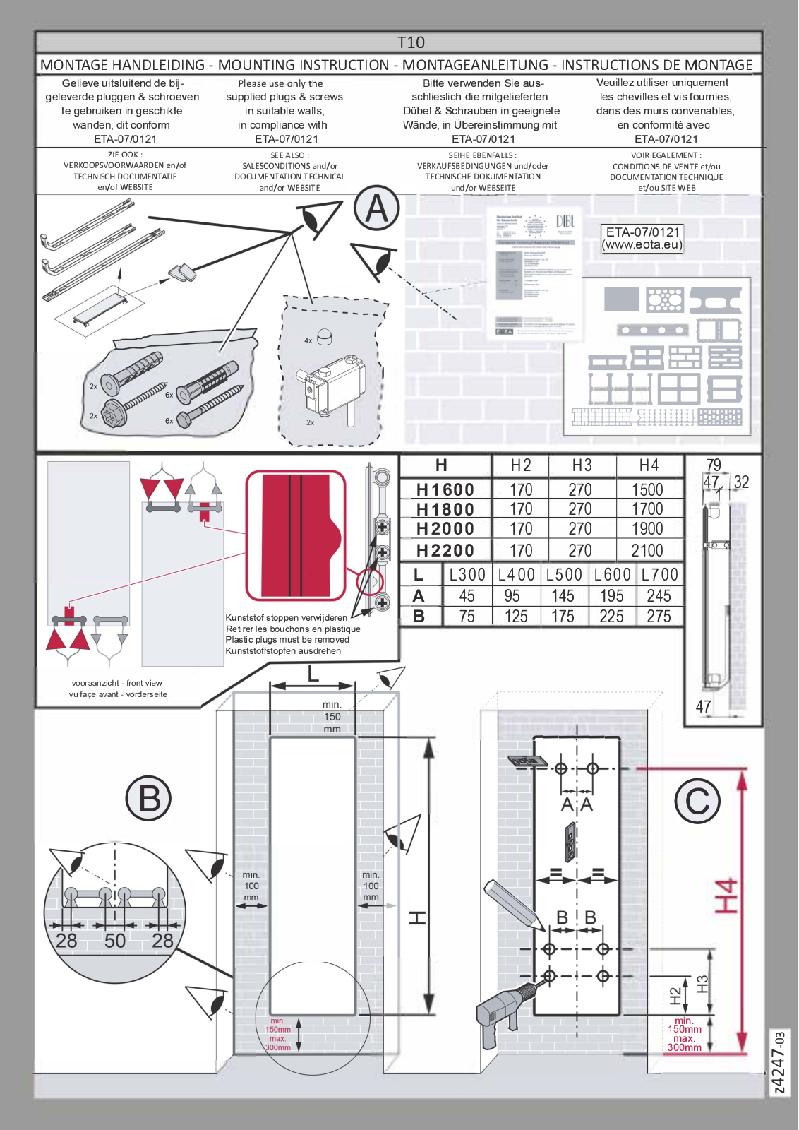 Henrad TlO Mounting Instructions - ManualMachine.com