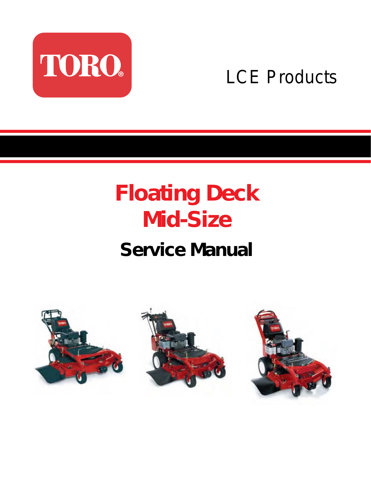 Toro 30031, 30032, 30033, 30069, 30074 Service Manual