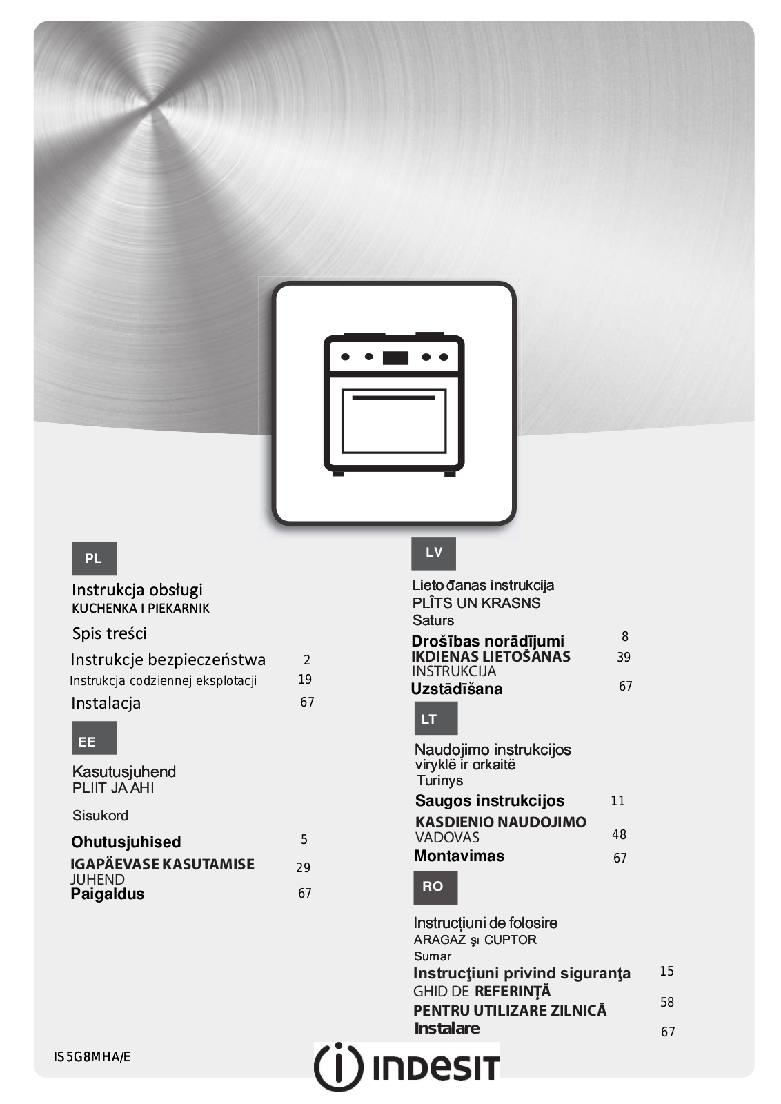 Indesit IS5G8MHA User guide - ManualMachine.com
