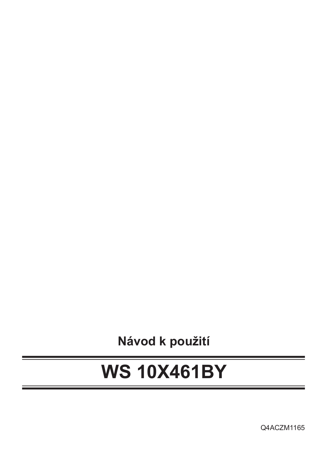 Siemens WS 10X461 BY User Manual