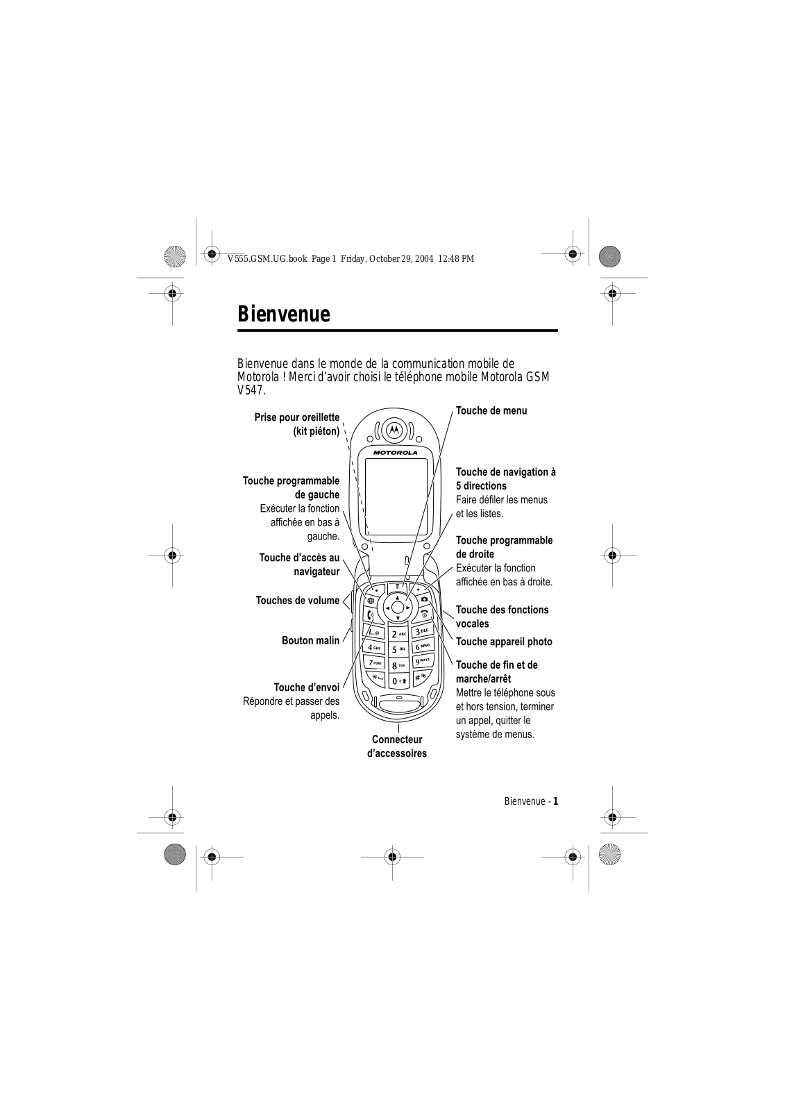 Motorola V547 User Manual