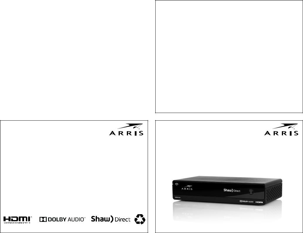 ARRIS DSR830 User Manual