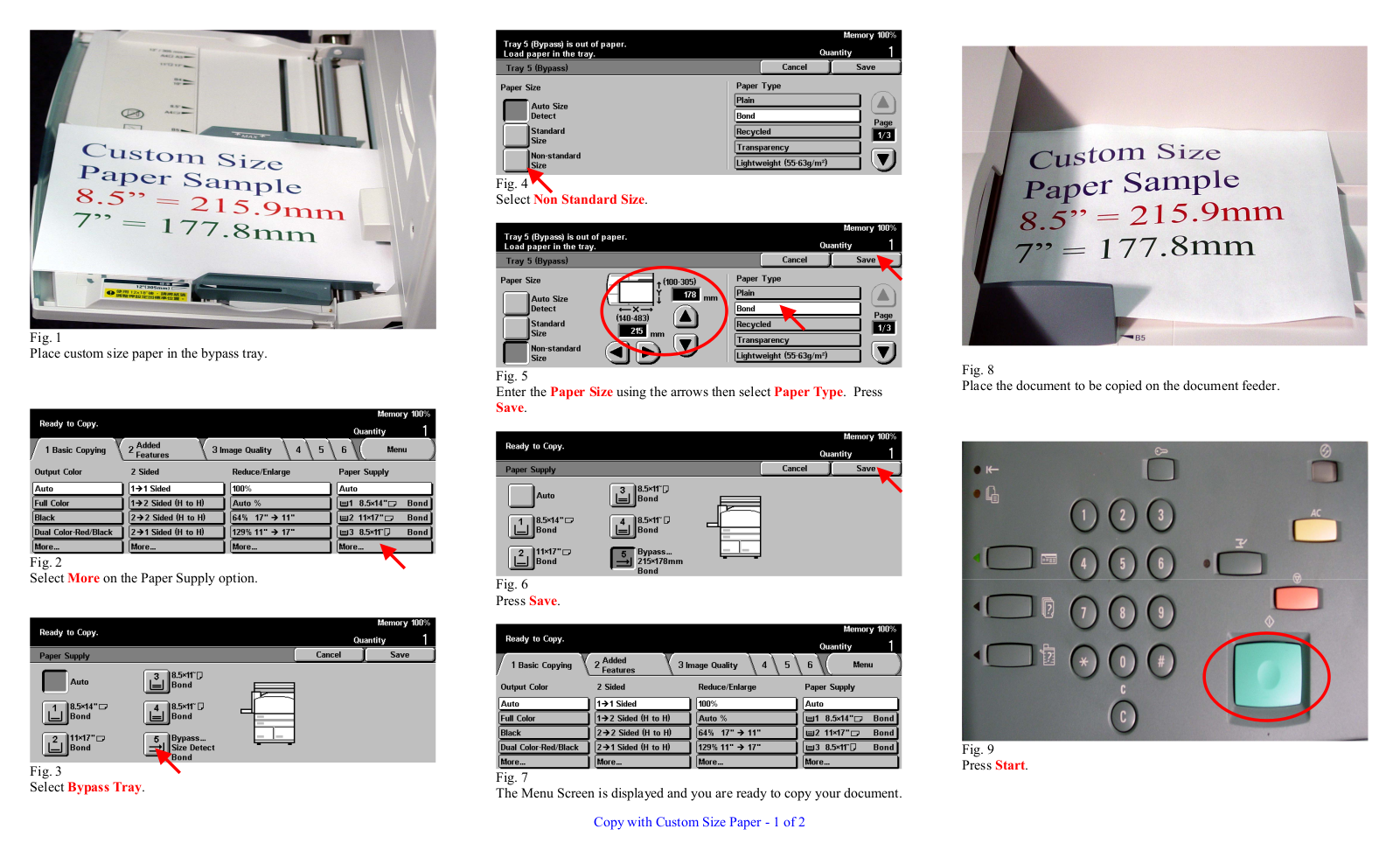 Xerox DocuColor 1632-1287 User Manual