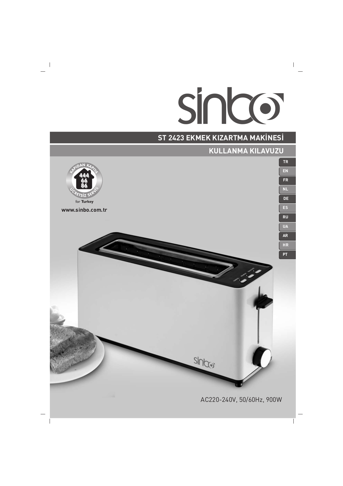 Sinbo ST 2423 User Manual