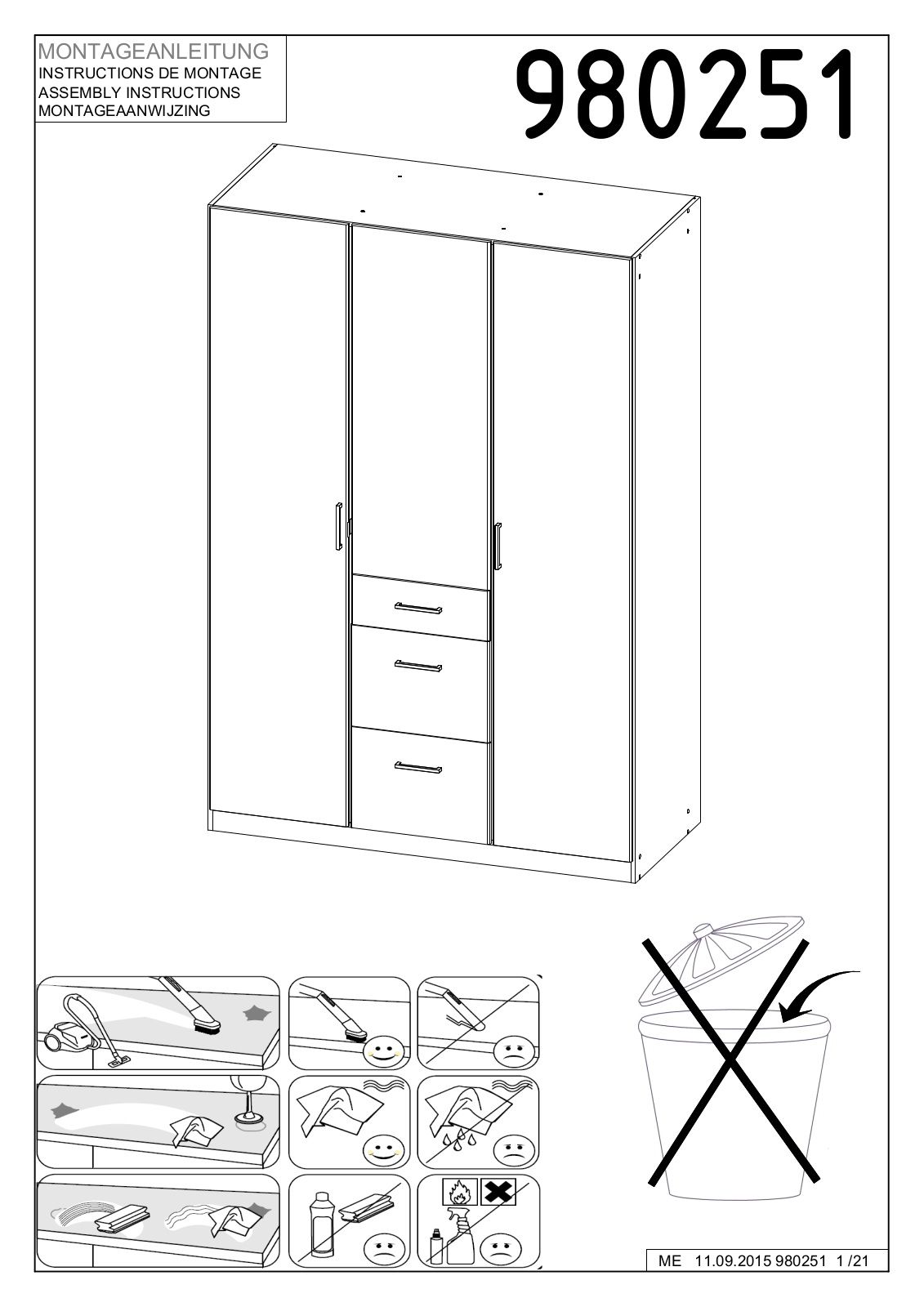 Wimex 980251 Assembly instructions