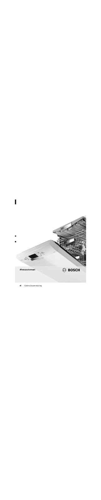 Bosch SPI53M25 User Manual