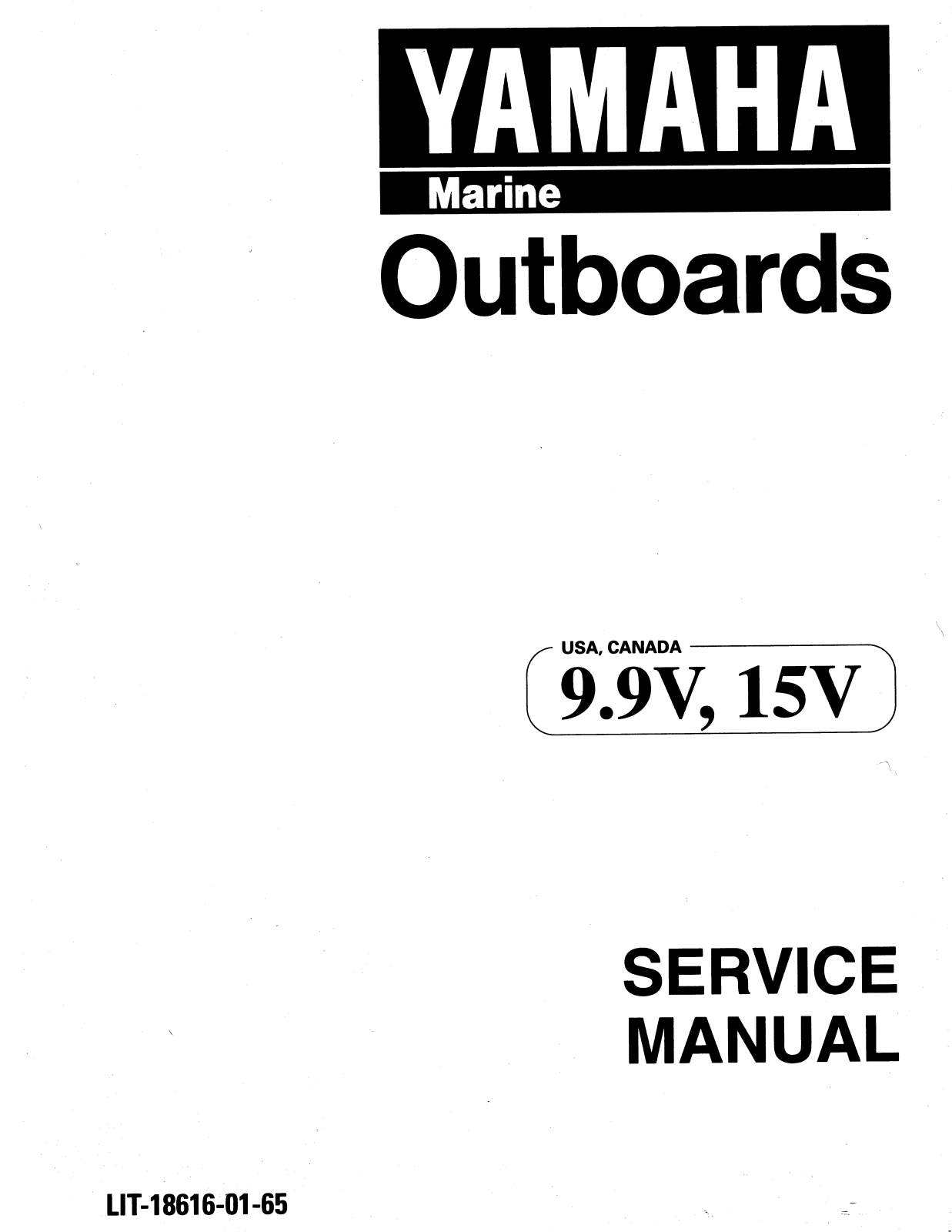 YAMAHA 9V, 15V PARTS CATALOGUE