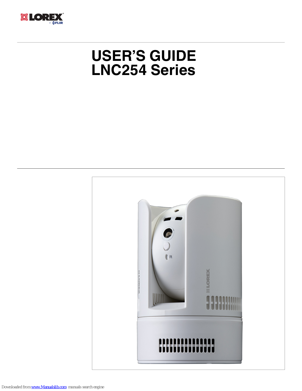 Lorex LNC254 series User Manual