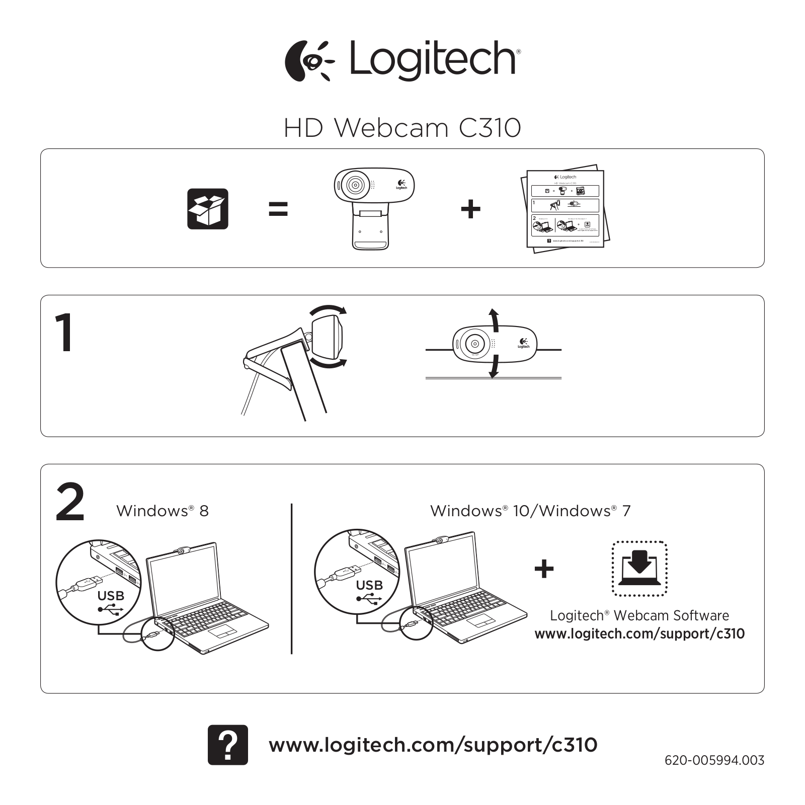 logitech hd 720p manual