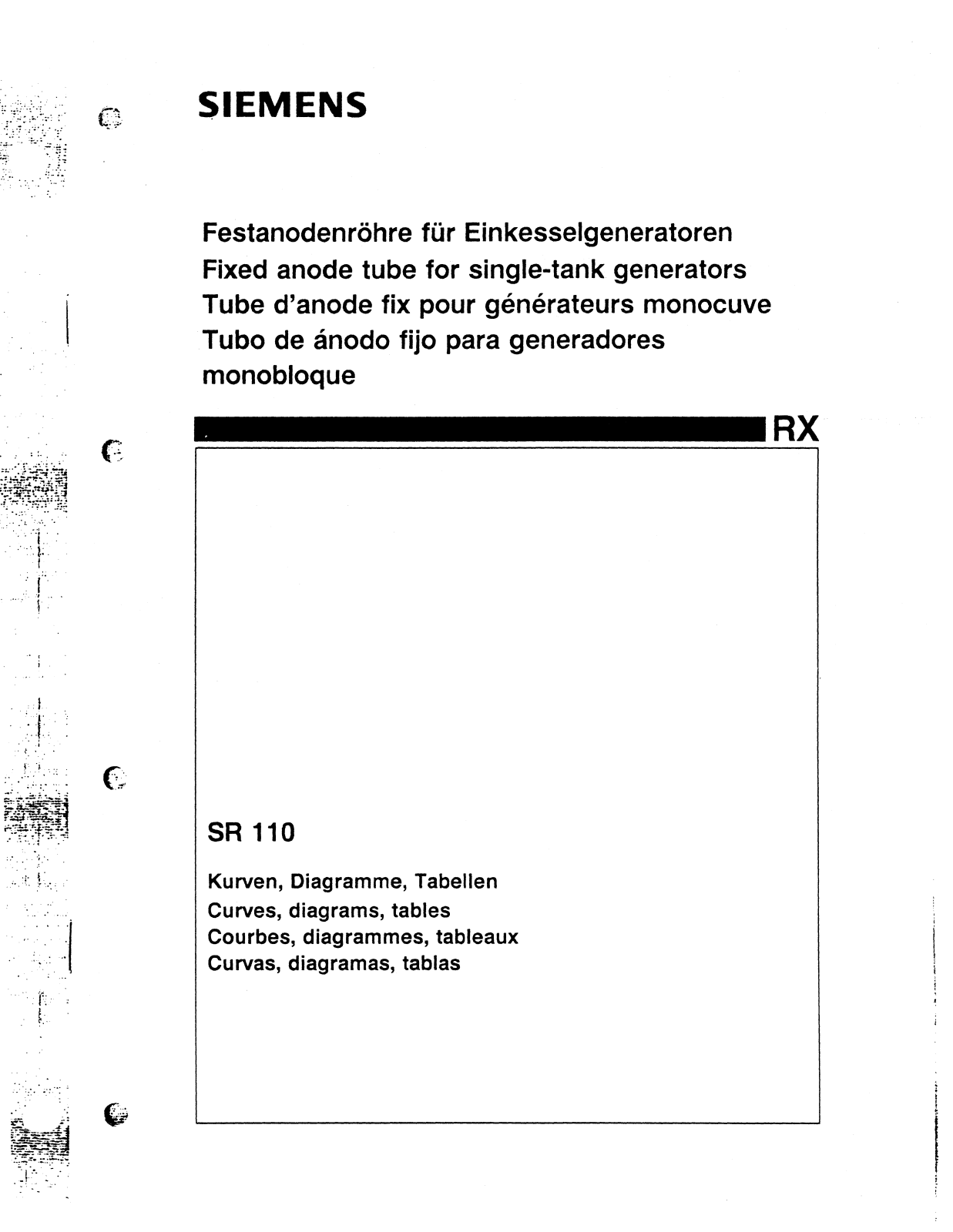 Siemens SR 110 User manual - ManualMachine.com