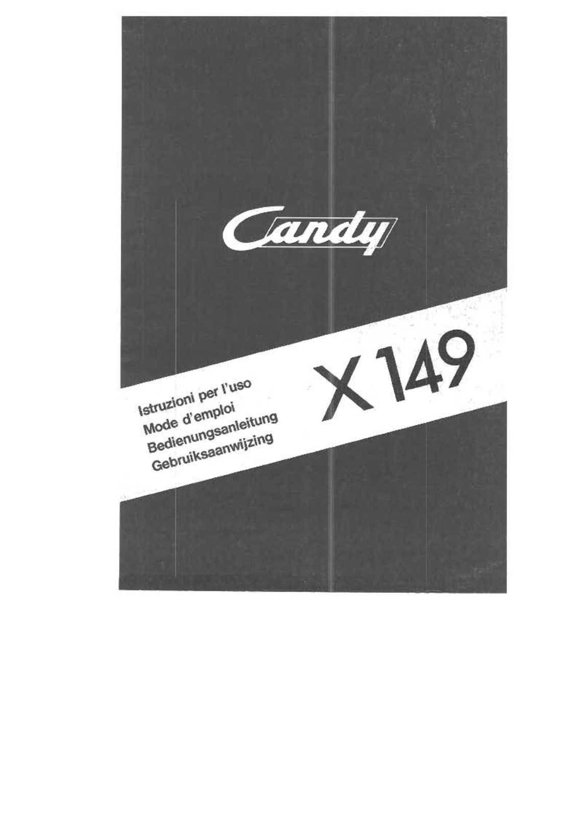 Candy X 149 User Manual