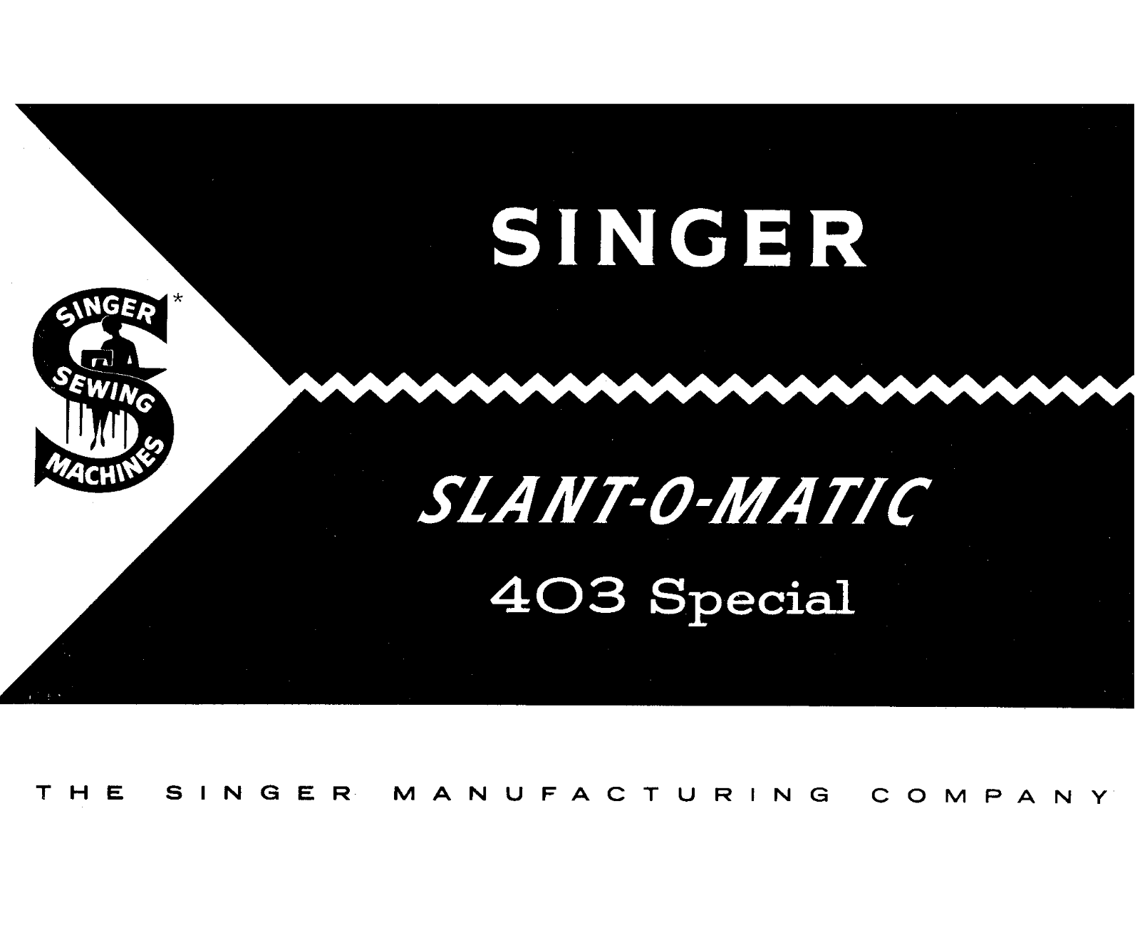 Singer 403 Special Operation manual - ManualMachine.com