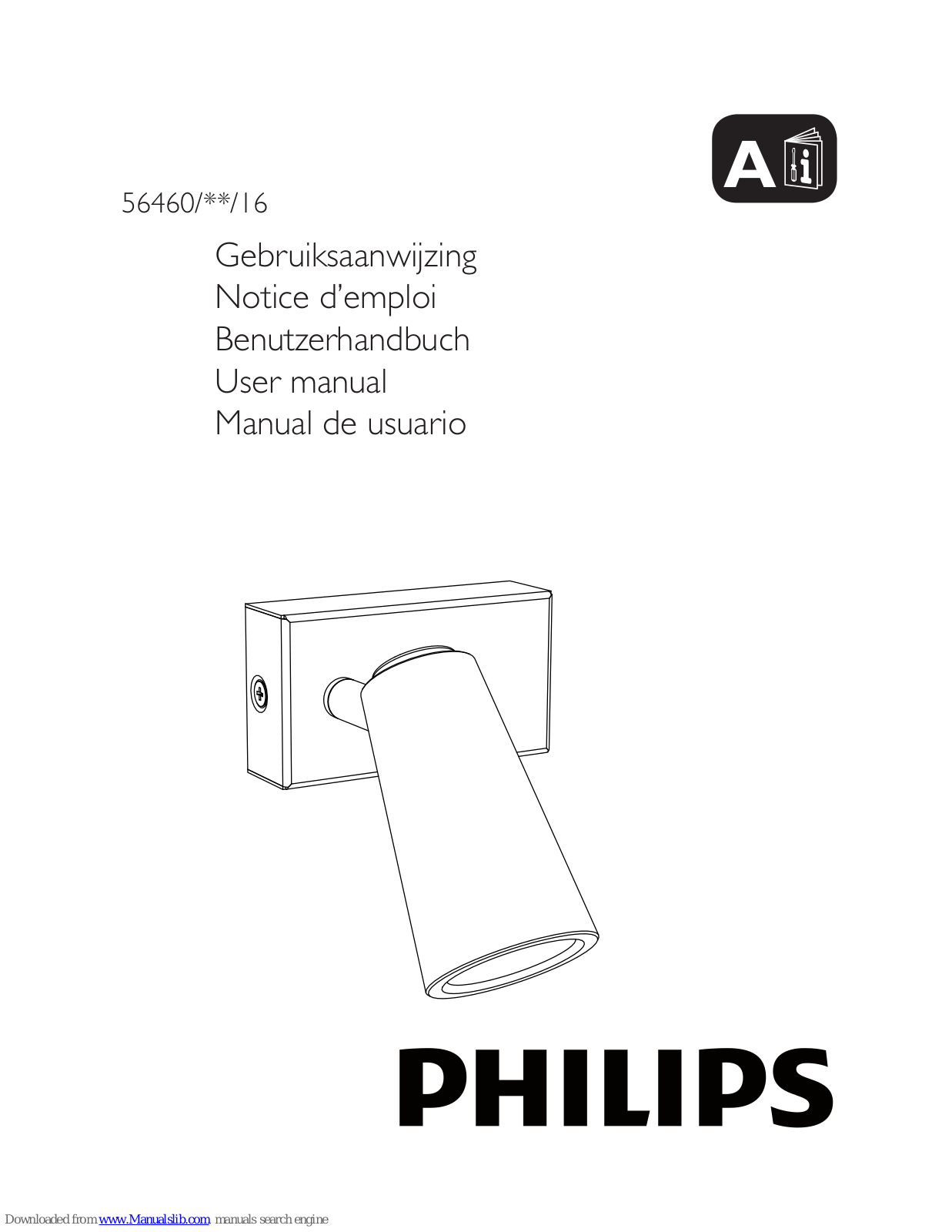 Philips 56460-48-16, 56460/**/16 User Manual