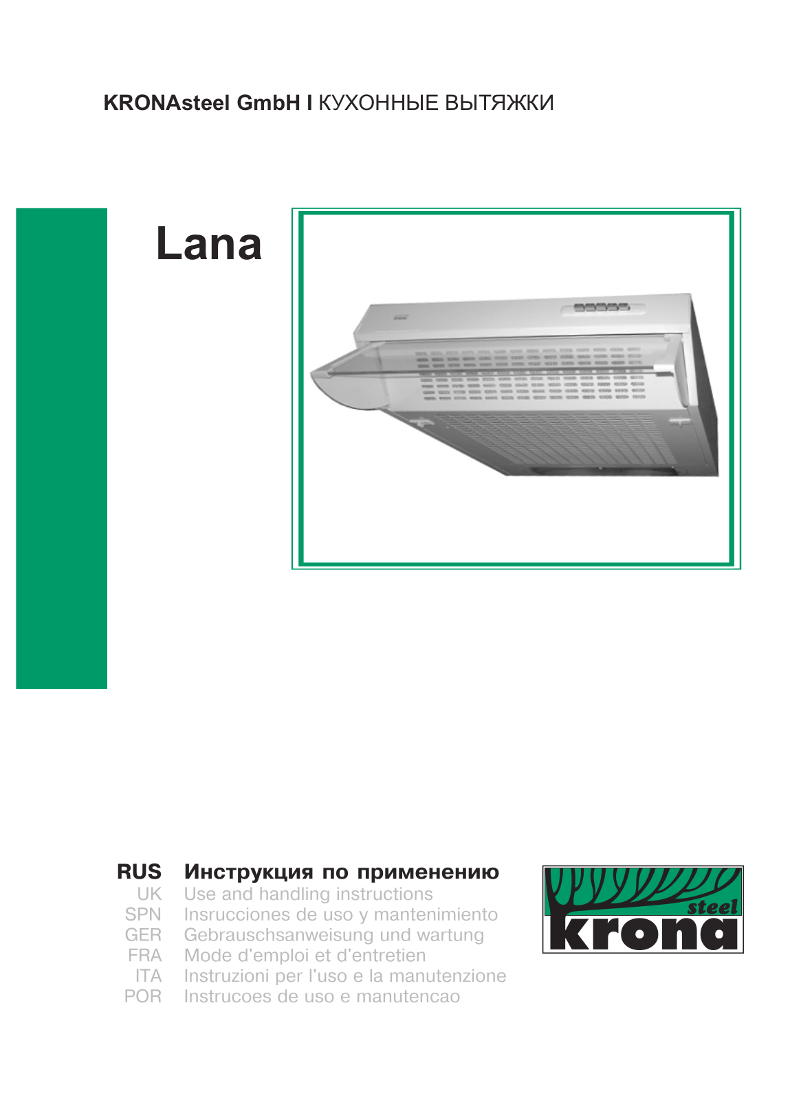 Krona Lana User manual