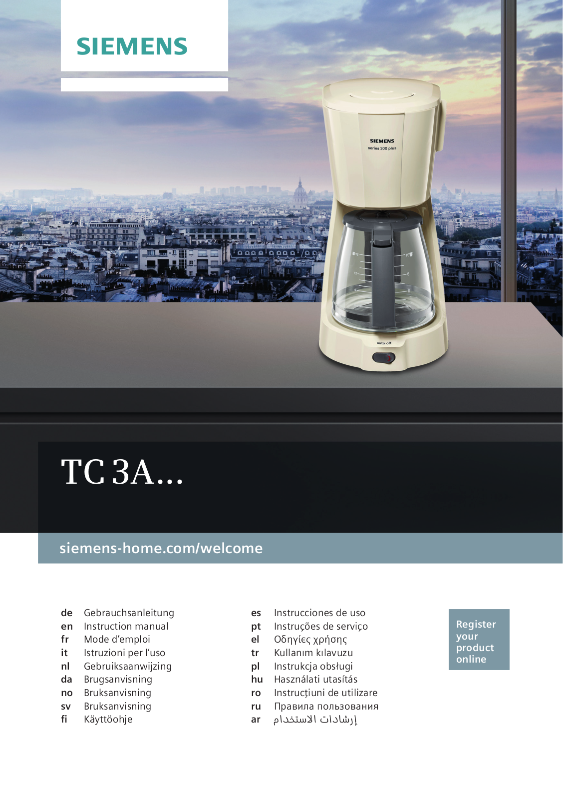 Siemens TC3A Operating Instructions