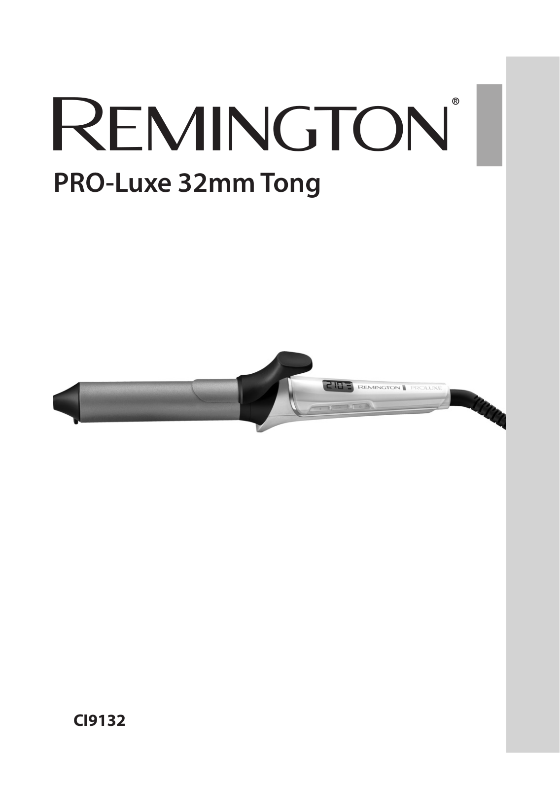 Remington CI9132 User Manual