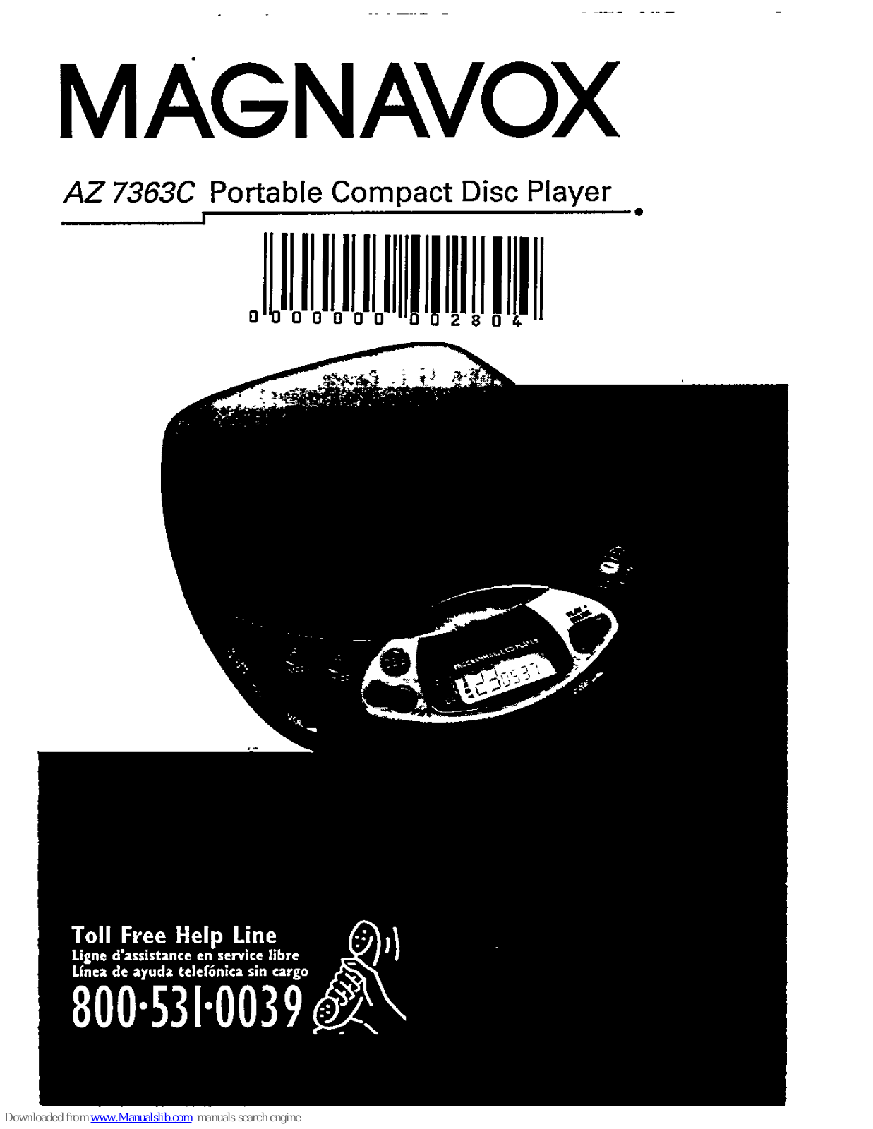 Magnavox AZ 7363C, AZ7363CS/37, AZ7363CS User Manual