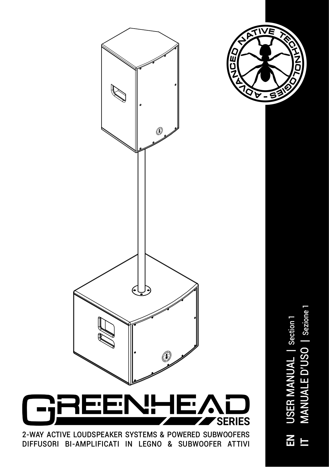 Ant Greenhead 12, Greenhead 18S, Greenhead 15S, Greenhead 15, Greenhead 10 User manual