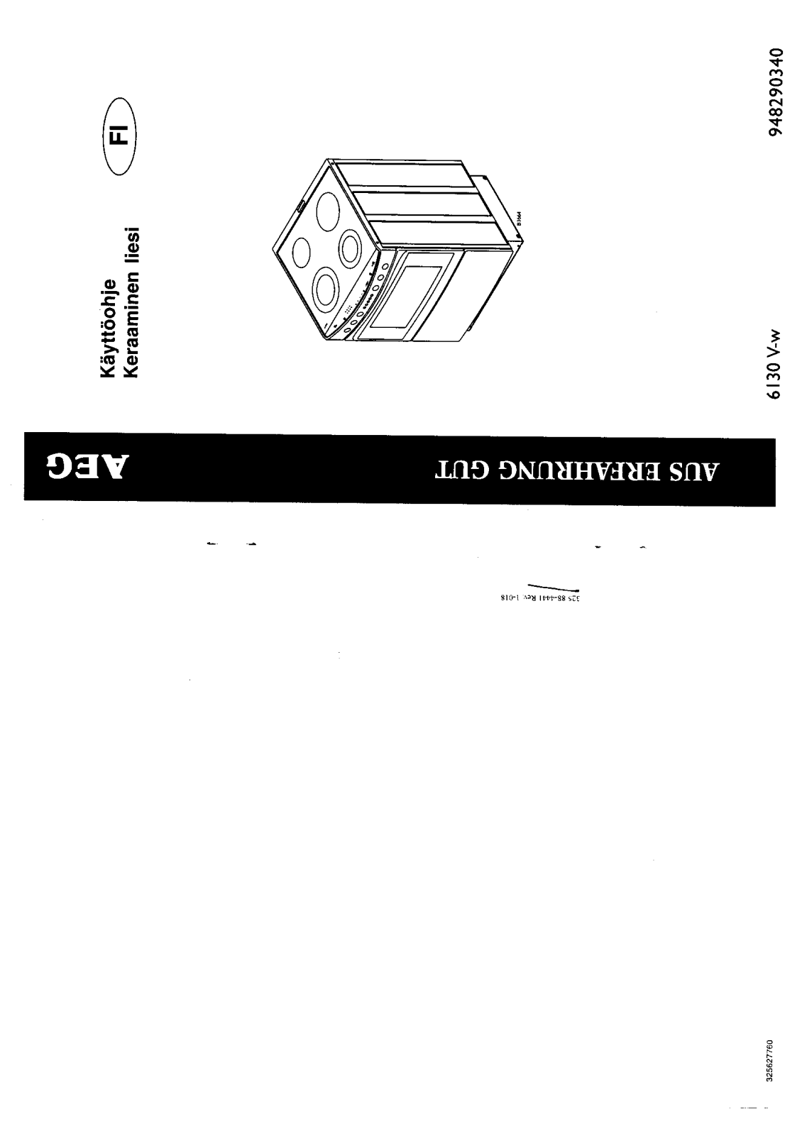 AEG 6130V-W User Manual