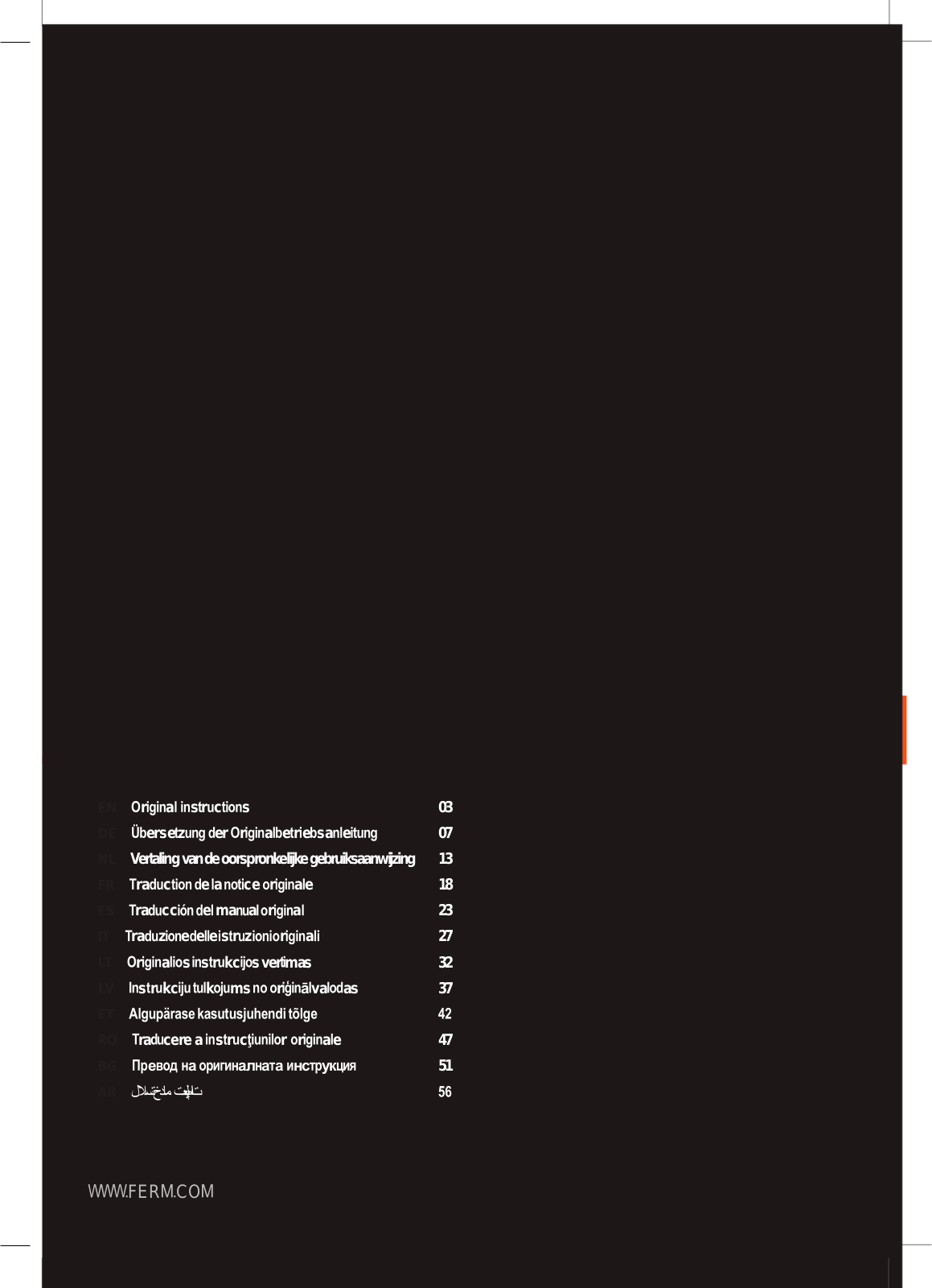 FERM OTM1006 User Manual