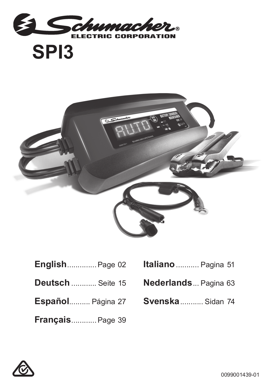 Schumacher SPI3 User guide