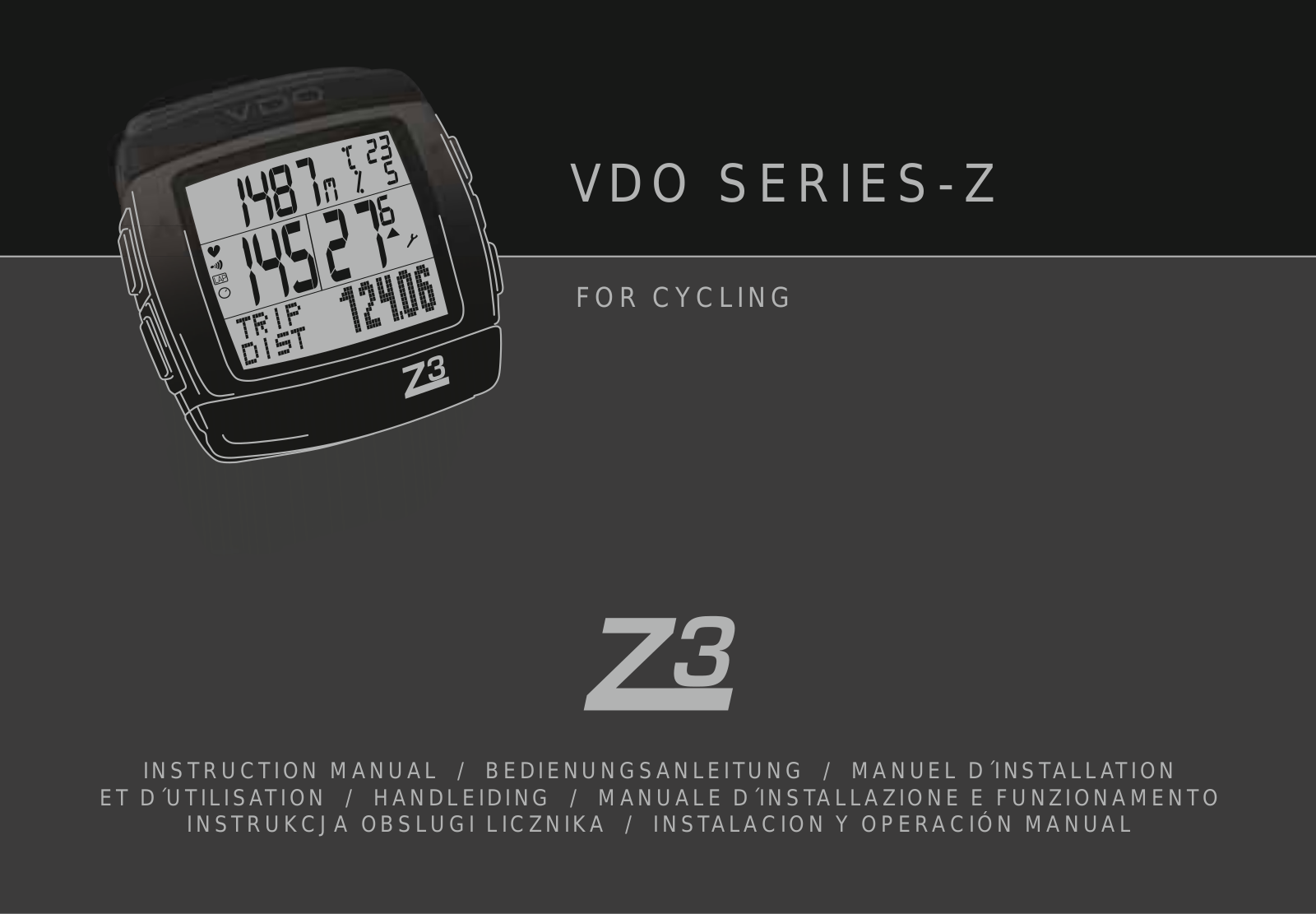 VDO Z3 User Manual