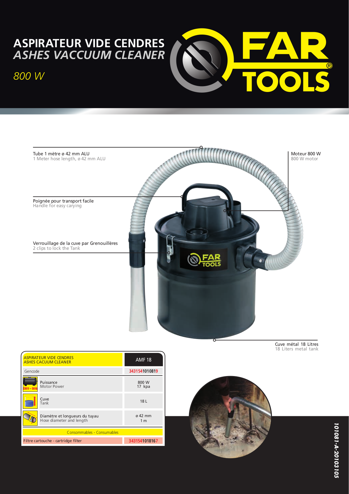 FARTOOLS AMF 18 User Manual